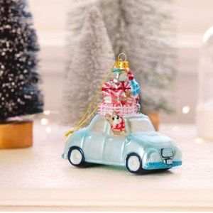 Jillian Harris X CANVAS Christmas Car Ride Glass Ornament NEW